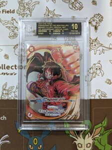 ワンピースカード ルフィ 尾田栄一郎 サイン BGS10 PSA S01-012 One Piece Luffy OP05-119 1st Anniversary special signe ブラックラベル