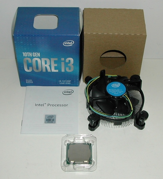 4コア8スレッド　Core i3 10100F LGA1200