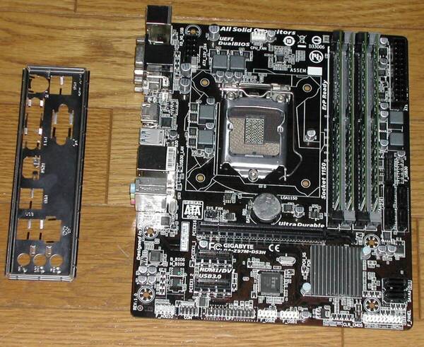 難ありマザボ メモリ付き GIGABYTE GA-Z97M-DS3H