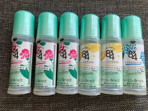 ニベア ロールオン ローズ＆ヴァーベナ　ジューシーシトラス　ジャスミン＆ペアー　8×4 制汗剤　45ml 6本セット