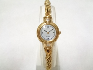 [ прекрасный товар ] SEIKO Seiko Exceline Exceline 1E20-0690 ракушка циферблат 2P diamond женские наручные часы кварц 
