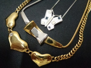 [ beautiful goods ] GIVENCHY Givenchy necklace Vintage . summarize 3 point 
