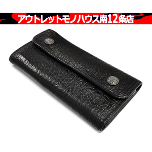 Artemis classic long wallet black the back side : Cross leather long wallet arte mistake Classic original leather Sapporo city Chuo-ku 