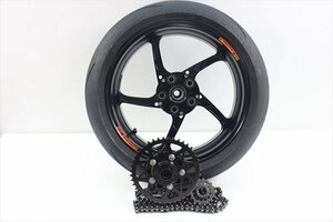 1円スタート:ZRX1200R[04社外後　O.Z　オーゼット　リアホイール]検ZRX1100｝F