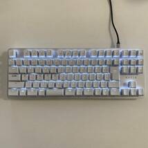 Razer BlackWidow Lite Mercury White メカニカルキーボード オレンジ軸 日本語配列 RZ03-02640800-R3J1 左シフト不動_画像1