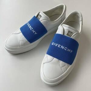 【美品】GIVENCHY ジバンシー アーバンストリートスニーカー 希少 ローカット ストリート スニーカー 白 青 42 27cm