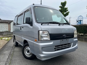 ４WD　Transporter　Sambar Van　Vehicle inspection長いR8/Januaryまで　キーレス　Restoration historyNo☆お急ぎの方必見☆即日納vehicle対応可能です！