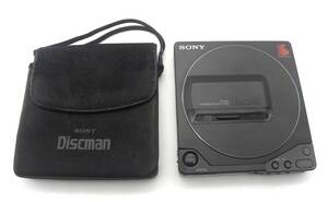 SONY ソニー Discman ディスクマン CDプレーヤー D-250 カバーケース付　動作未確認品　■6781