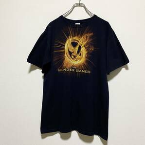 アメリカ古着　THE HUNGER GAMES　ハンガーゲーム　映画　半袖　Tシャツ　Mサイズ　コットン　クルーネック　【I234】