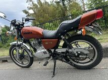 gn125 gs400カスタム　オリジナルサイドカバー　テールカウル　gt380 オールペン_画像10