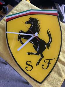 スクーデリア　フェラーリ　壁掛け時計　Ferrari