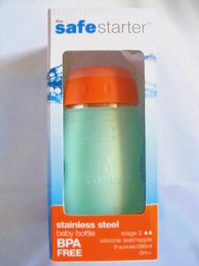  nursing bottle / breast feeding bottle / Kid Basic s/seif starter /270mL/ green * new goods unused / postage included *