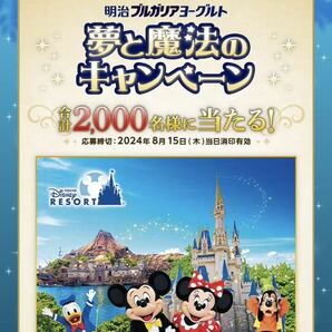 懸賞★明治ブルガリアヨーグルト マーク48枚 夢と魔法のキャンペーン 懸賞応募の画像2