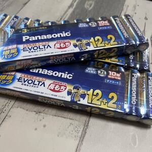 パナソニック Panasonic アルカリ乾電池 エボルタ EVOLTA 単三電池　42本