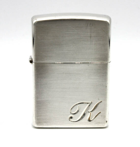 美品 ZIPPO ジッポー 2011年製 K イニシャル刻印 オイルライター