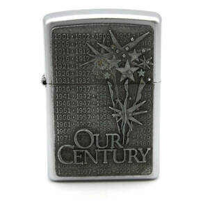 美品 90's ビンテージ ZIPPO ジッポー ミレニアムコレクション OUR CENTURY オイルライター 1999年製