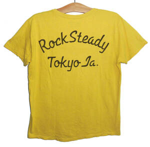 Й美品 WACKO MARIA ワコマリア ROCK STEADY TOKYO Vネック ポケット Tシャツ M