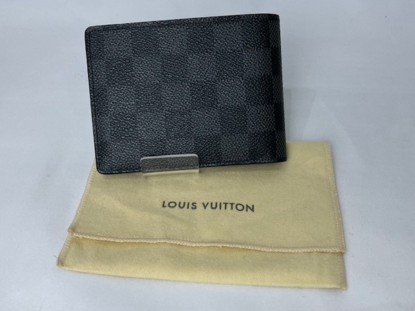 ルイヴィトン LOUISVUITTON 二つ折り財布 ダミエグラフィット ポルトフォイユ マルコ 