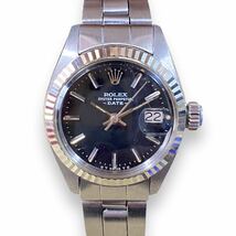 1円〜 売り切り ROLEX DATE 6917 ロレックス オイスターパーペチュアル デイト 1973年 自動巻き レディース腕時計 箱付 同梱不可 【L0922】_画像1