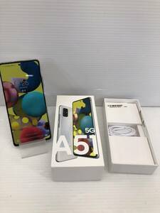 ●AU Galaxy A51 5G ギャラクシー スマートフォン SCG07 中古品●