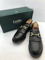 ■ 未使用 Loake ローク ビット キルト ローファー マーチンソール ブラック UK8 約26.0㎝ 4785B/17 ENGLAND Dr.Martens 英国製 ■_画像1