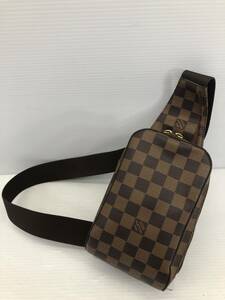 ■LOUIS VUITTON ルイヴィトン ジェロニモス N51994 ダミエ 金具欠品 CA0064 ボディバッグ ショルダーバッグ 現状品■