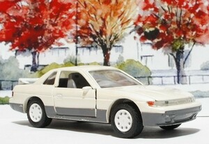  made in Japan Diapet 1/40 1988 Nissan Silvia K's twincam turbo S13 5 generation previous term model pearl white SV-05 Yonezawa present condition goods free shipping 