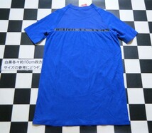 ナイキ NIKE Tシャツ ワンピース L 青 れ4836　レディース　異素材切替え_画像2