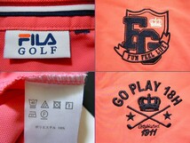 FILA フィラ ゴルフ 半袖 ポロシャツ ピンク れ4822　レディース_画像4