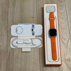 Apple Watch Series9 Hermes 最新モデル　41mm silverステンレス