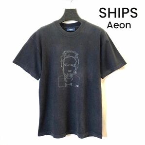 SHIPS Aeon London Tシャツ シップス イングランド ブラック 黒