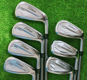 【送料無料】シニア・レディース向けユニフレックス！TENSEI40 TITLEIST タイトリスト T350(2023 )5-48度 7本。テンセイ40パープル (I147)