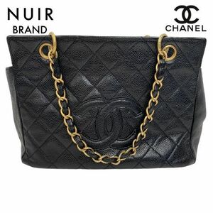  Chanel CHANEL tote bag 2000 chain black 