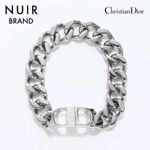 クリスチャンディオール Christian Dior ブレスレット CDチェーン シルバー