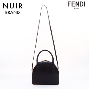 フェンディ FENDI ハンドバッグ エピ　レザー ブラック