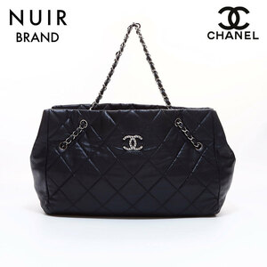 シャネル CHANEL トートバッグ 2009年 マトラッセ ブラック