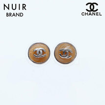 シャネル CHANEL ピアス ココマーク シルバー_画像1