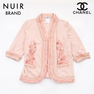  Chanel CHANEL кардиган 2000s розовый 