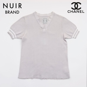 シャネル CHANEL 半袖Ｔシャツ スポーツライン コットン グレー