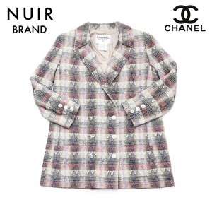 シャネル CHANEL ジャケット ツイード ウール マルチカラー