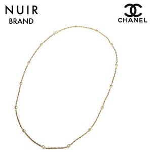  Chanel CHANEL колье длинный Logo Gold 