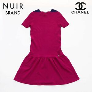  Chanel CHANEL One-piece шерсть лиловый 