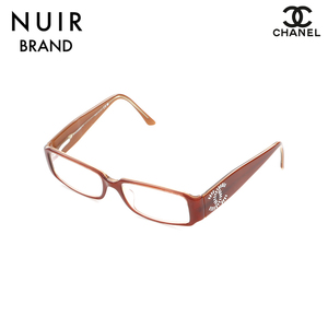  Chanel CHANEL glasses Brown 