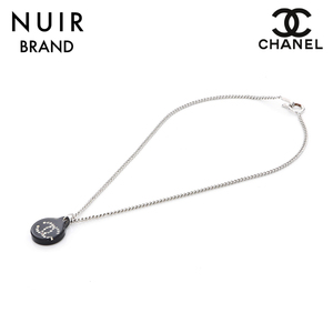 シャネル CHANEL ネックレス ココマーク ラインストーン 03A ブラック