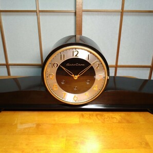 置時計 アンティーク SEIKO ゼンマイ式 セイコー 昭和レトロ 日の出型置時計 ウエストミンスターチャイム 精工舎の画像1