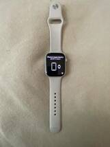 ジャンク　ロック品　Apple Watch Series 7モデル 45mm GPS+Cellularモデル　シルバーアルミニウムケース　ホワイトスポーツバンド M/L_画像8