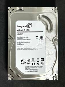 【送料無料】 ★ 2TB ★　ST2000VM003 / Seagate　【使用時間： 1 ｈ】新品同様　3.5インチ AVコマンド対応　ST2000VM003-1CT164　FW:SC23 