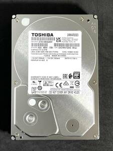 【送料無料】　★ 2TB ★　TOSHIBA / DT01ABA200V　【使用時間： 939 ｈ】 良品　2023年製　3.5インチ　内蔵HDD　SATA　AVコマンド対応