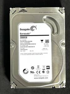 【送料無料】 ★ 2TB ★　ST2000DM001　/　Seagate　【 使用時間：1790ｈ 】良品　3.5インチ 内蔵HDD SATA　ST2000DM001-9YN164　FW:CC82