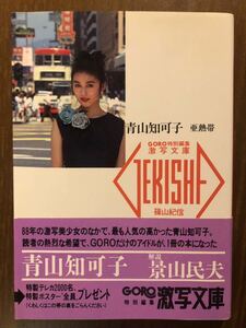 【100円スタート】青山知可子 亜熱帯 GORO 激写文庫19 篠山紀信 小学館 美巨乳にくびれ あおやまちかこ 写真集 帯付き Chikako Aoyama